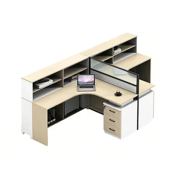 Professional L-Shaped Shared Office Desk - Flex Workstation ANZHAP-BGZ-2013-mainpictures 137