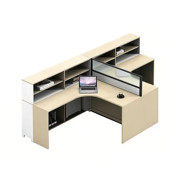 Professional L-Shaped Shared Office Desk - Flex Workstation ANZHAP-BGZ-2013-mainpictures 138