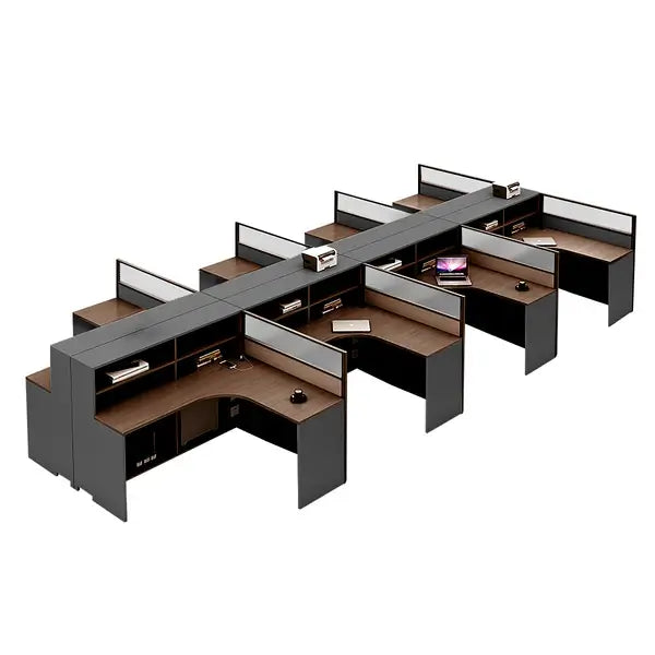 Professional L-Shaped Shared Office Desk - Flex Workstation ANZHAP-BGZ-2013-mainpictures 92