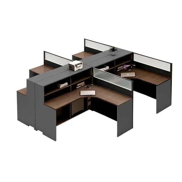 Professional L-Shaped Shared Office Desk - Flex Workstation ANZHAP-BGZ-2013-mainpictures 96