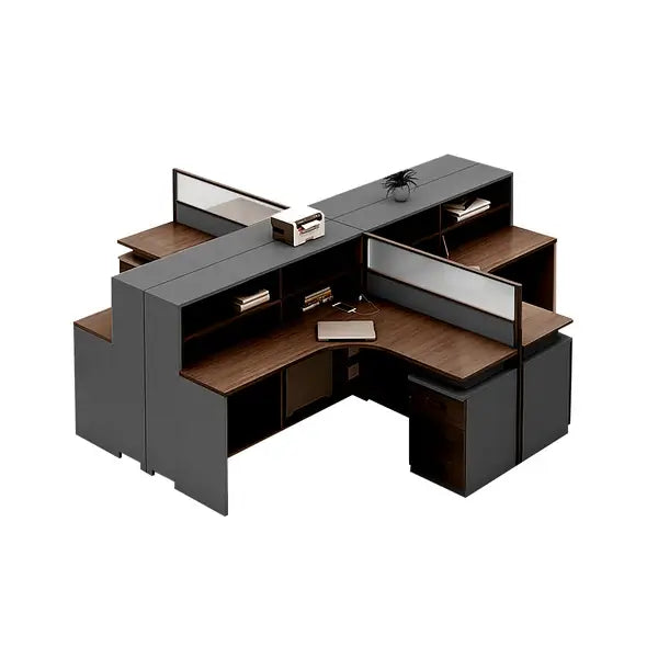 Professional L-Shaped Shared Office Desk - Flex Workstation ANZHAP-BGZ-2013-mainpictures 97