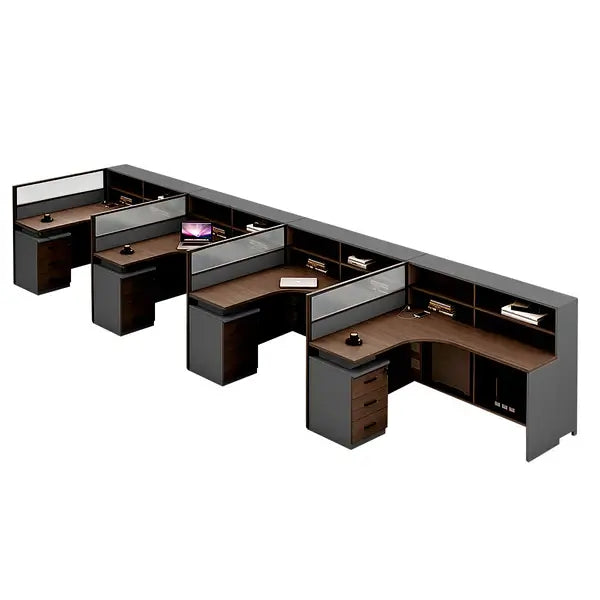 Professional L-Shaped Shared Office Desk - Flex Workstation ANZHAP-BGZ-2013-mainpictures 99