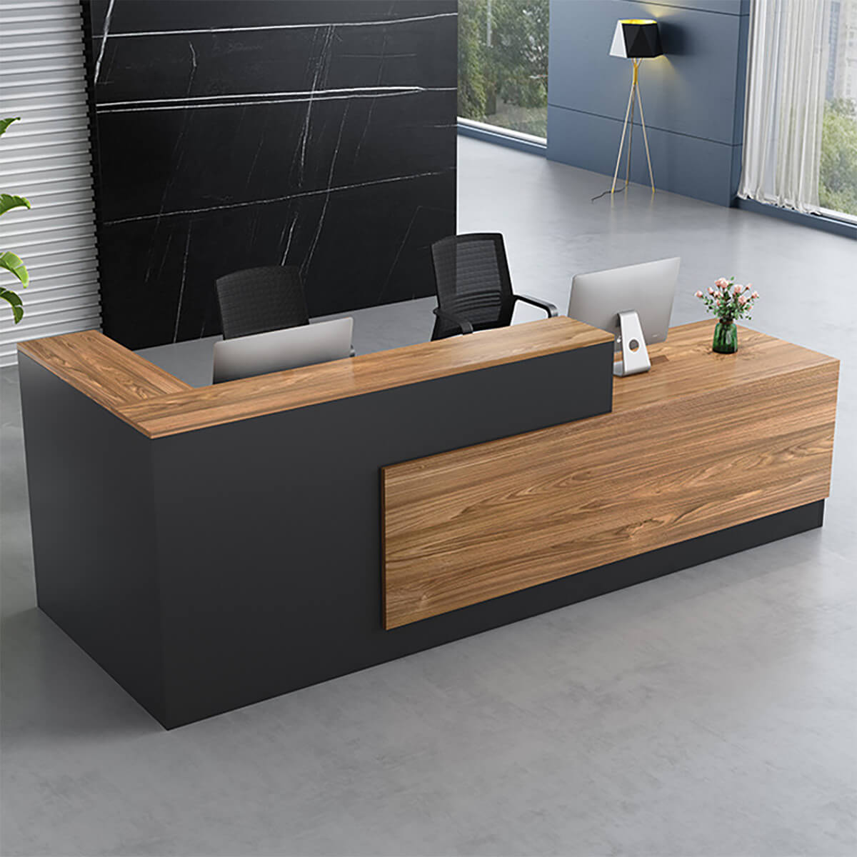 Professional L-Shaped Welcome Desk for Modern Business Foyers - ANZHAP JDT-011 Main picture 7