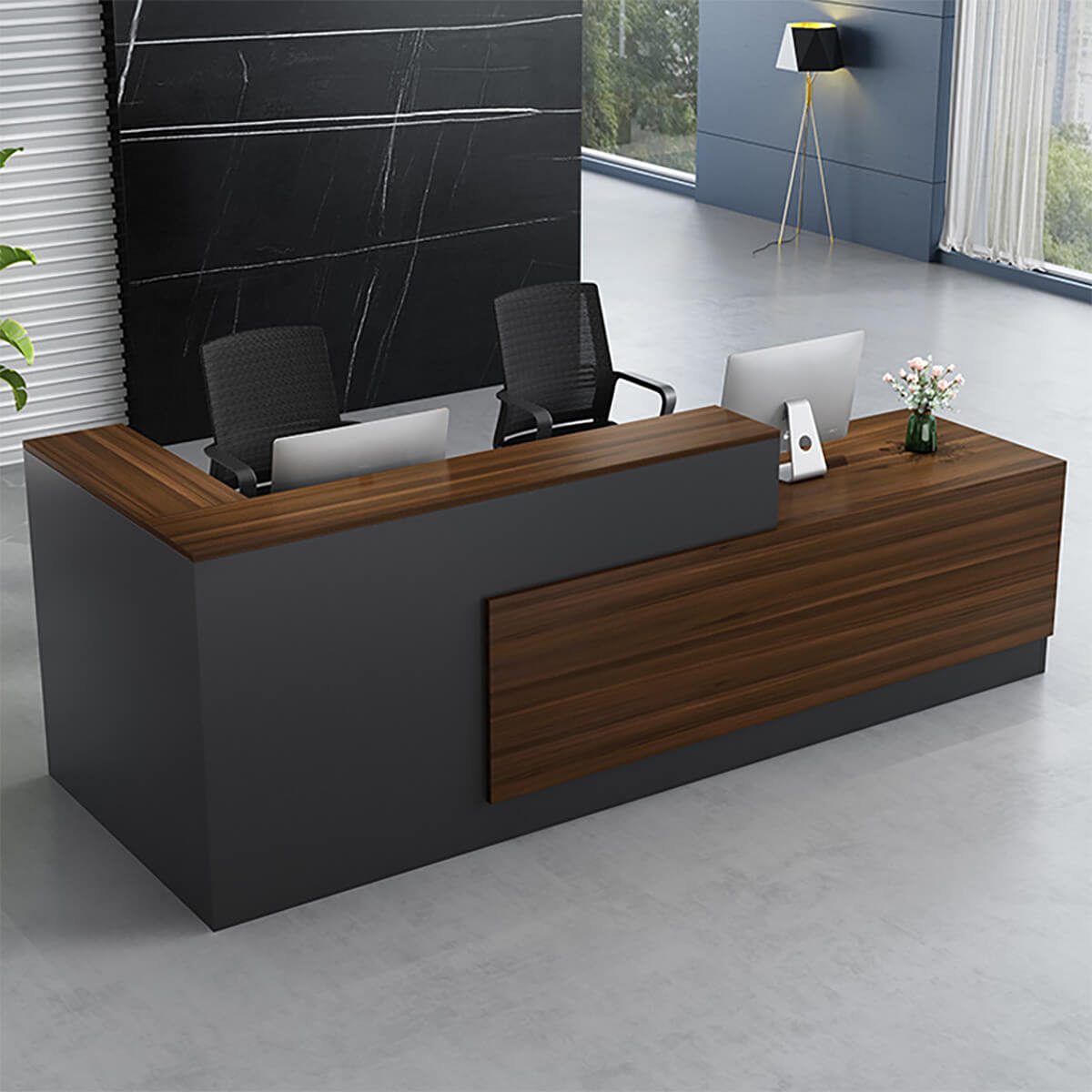 Professional L-Shaped Welcome Desk for Modern Business Foyers - ANZHAP JDT-011 Main picture 8
