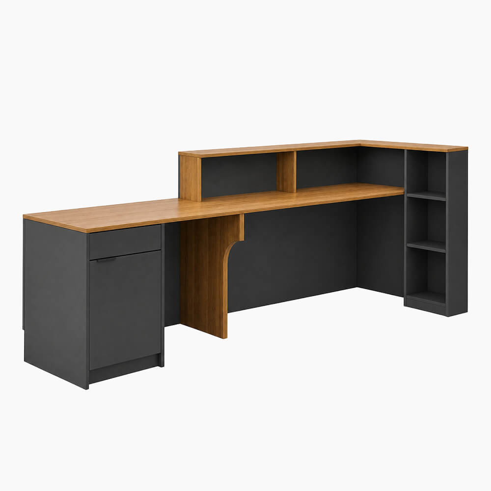 Professional L-Shaped Welcome Desk for Modern Companies - ANZHAP JDT-2215 Mainpicture 5