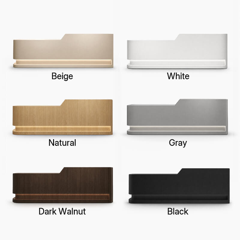 Reception Desk for Modern Beauty Salon and Commercial Spaces - Color Options