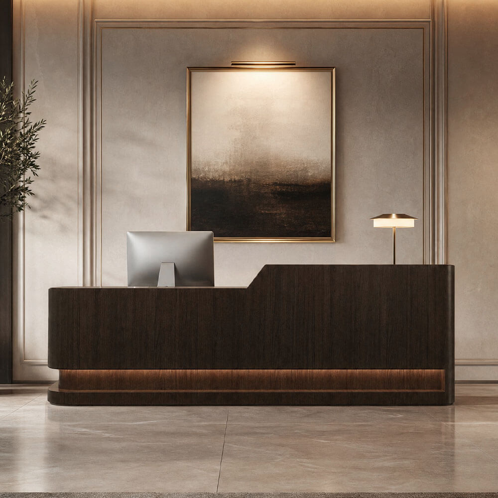 Reception Desk for Modern Beauty Salon and Commercial Spaces