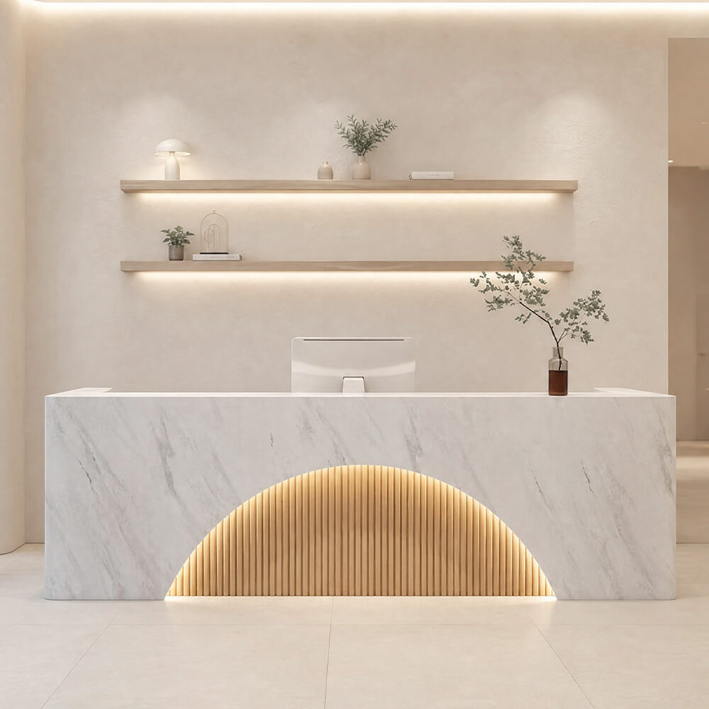 Salon Reception Desk for Modern Beauty and Hair Salons-JDT-483-mainpictures 35
