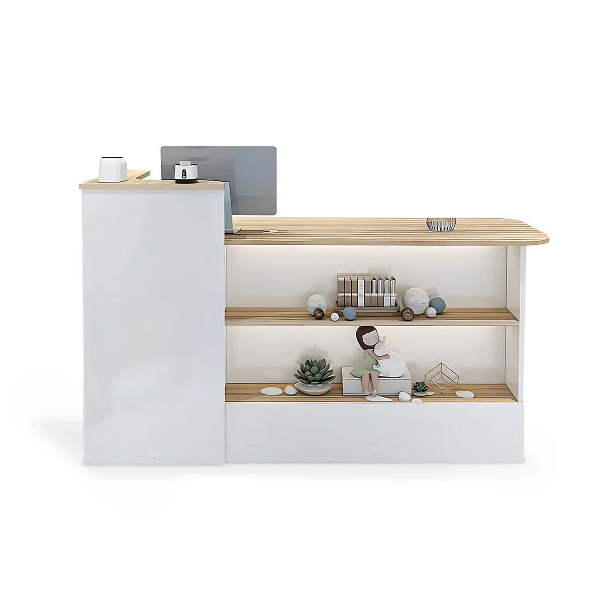 Sleek Straight Reception Desk for Compact Entrance Halls ANZHAP-JDT-104-mainpictires 4